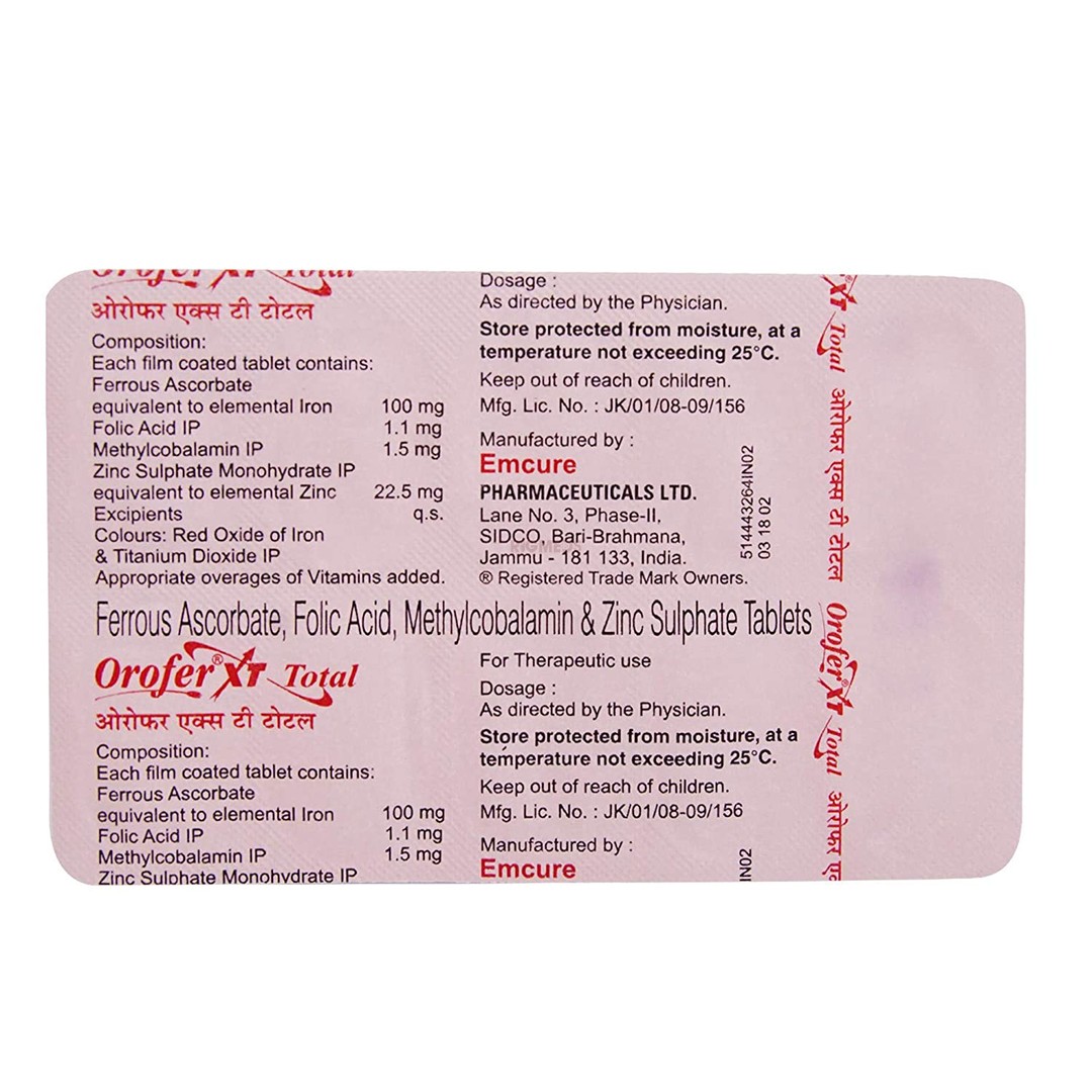 Orofer XT Total Tablet