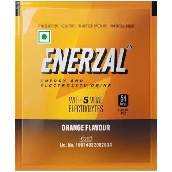 Enerzal Energy Drink Powder Orange (50 Gm)