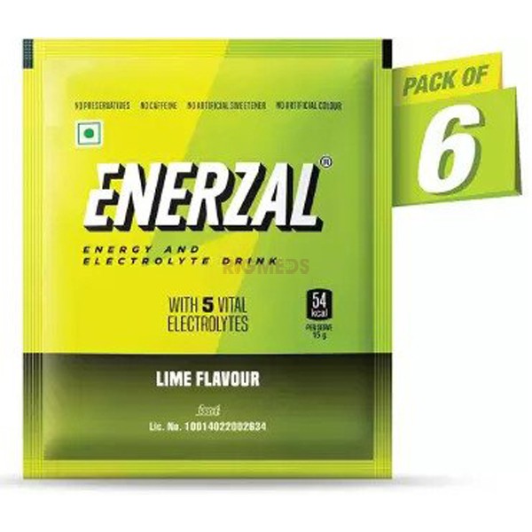 Enerzal Energy Drink Powder Lime