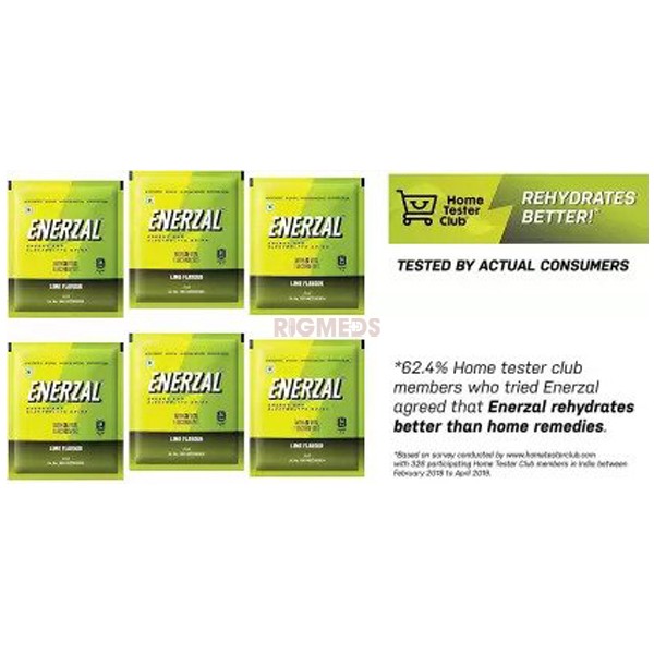 Enerzal Energy Drink Powder Lime