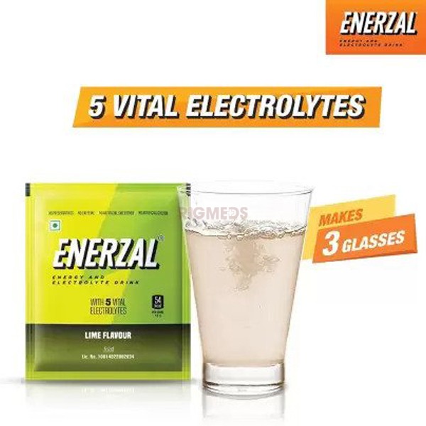 Enerzal Energy Drink Powder Lime