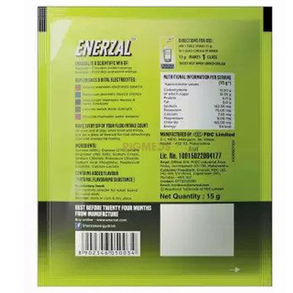 Enerzal Energy Drink Powder Lime