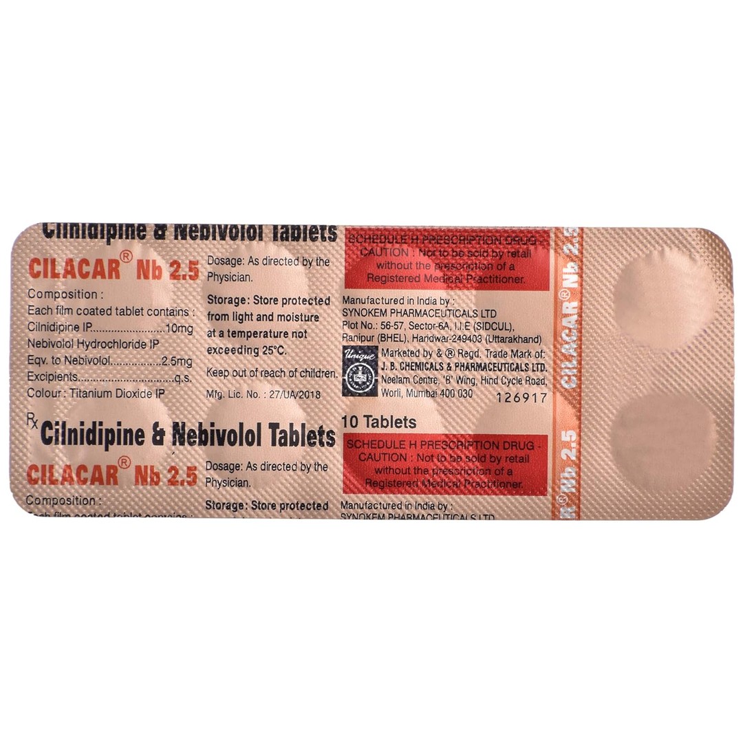 Cilacar NB 2.5 Tablet