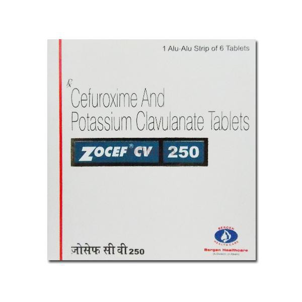 Zocef CV 250 Tablet