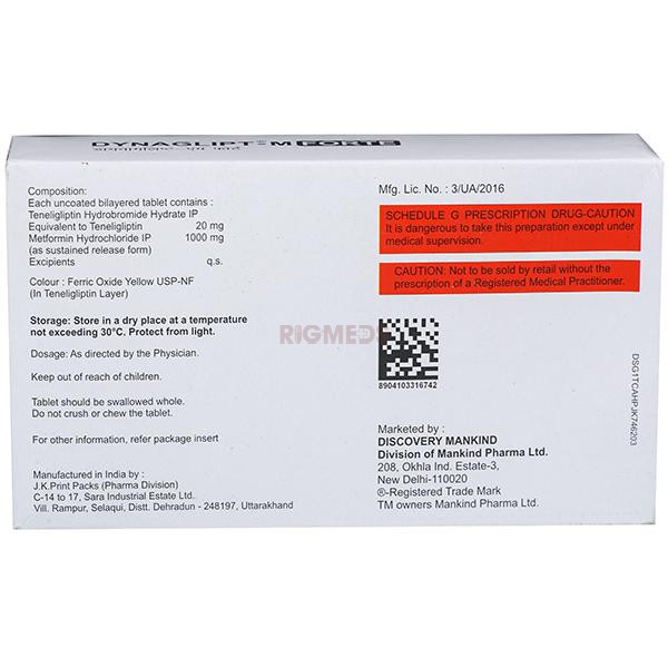 Dynaglipt M Forte Tablet SR