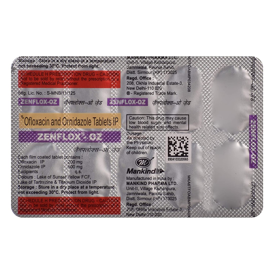 Zenflox OZ Tablet
