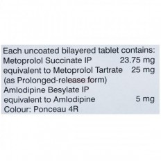 Amlopin M 5Mg/25Mg Tablet