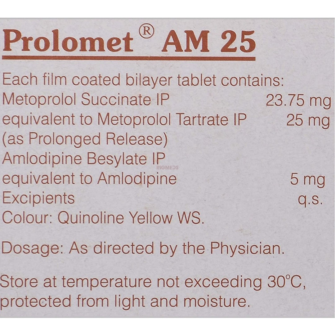 Prolomet AM 25 Tablet