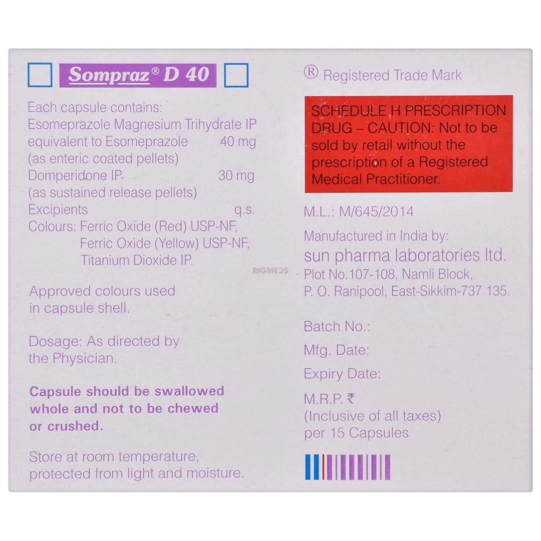 Sompraz D 40 Capsule