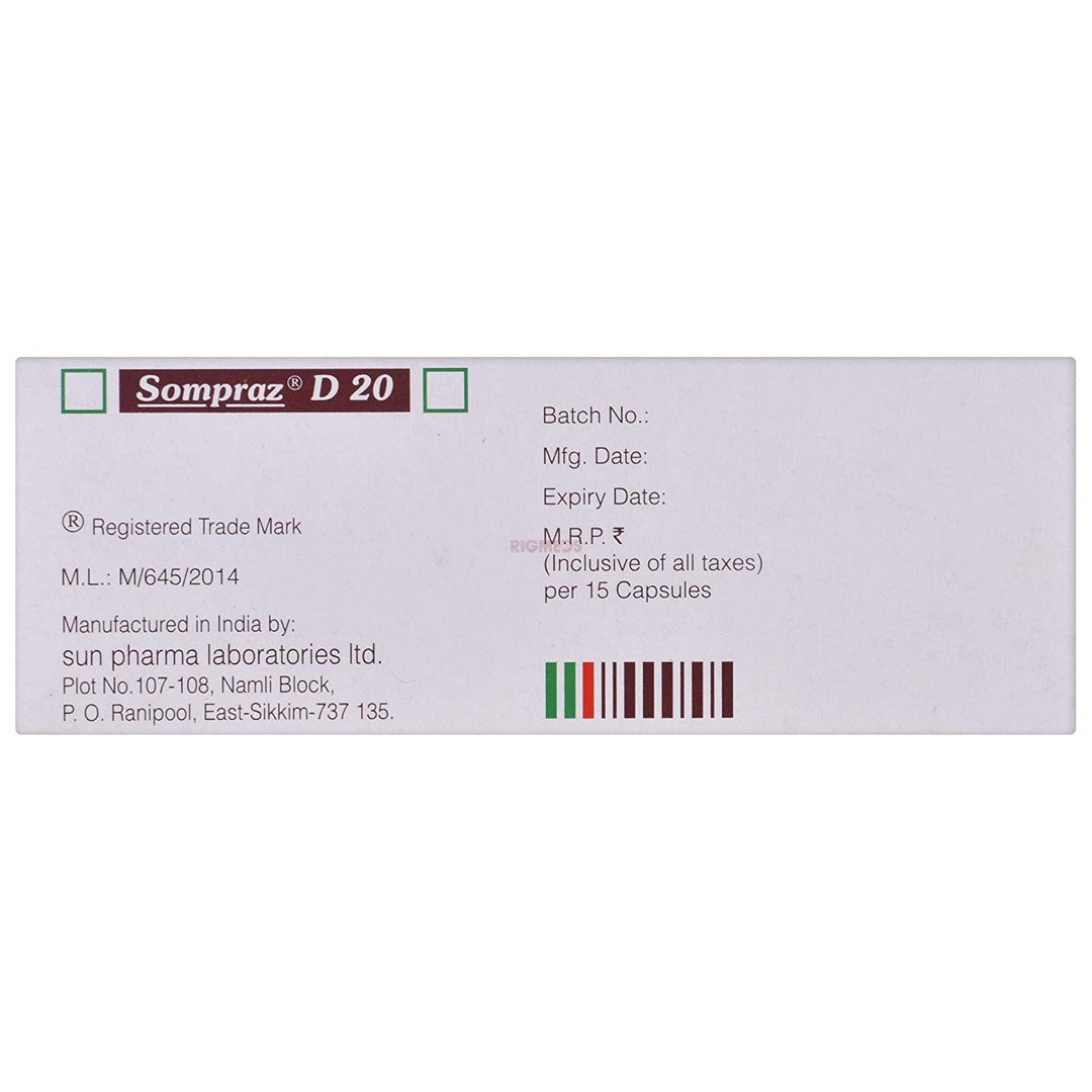 Sompraz D 20 Capsule SR