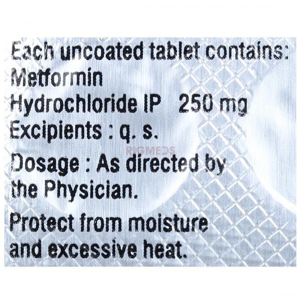 Glycomet 250 Tablet