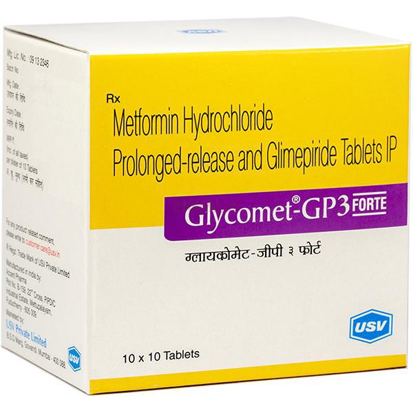 Glycomet GP 3 Forte Tablet