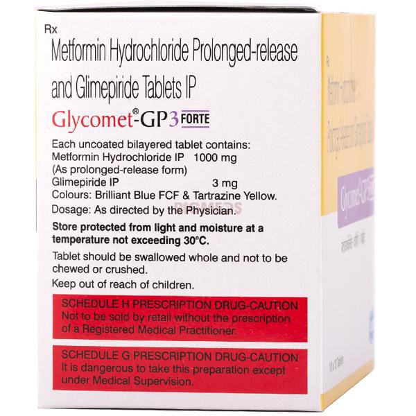Glycomet GP 3 Forte Tablet