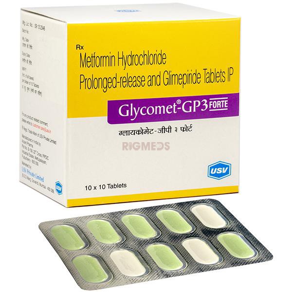 Glycomet GP 3 Forte Tablet