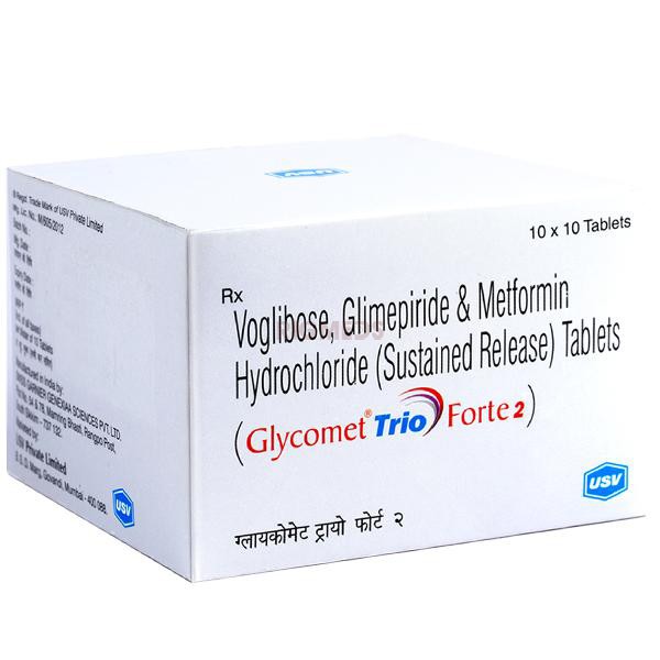 Glycomet Trio Forte 2 Tablet SR
