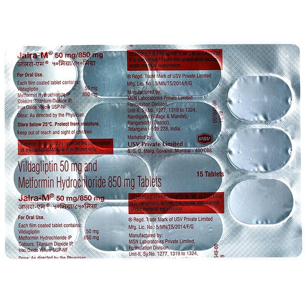 Jalra M 50Mg/850Mg Tablet