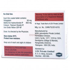 Jalra M 50Mg/850Mg Tablet