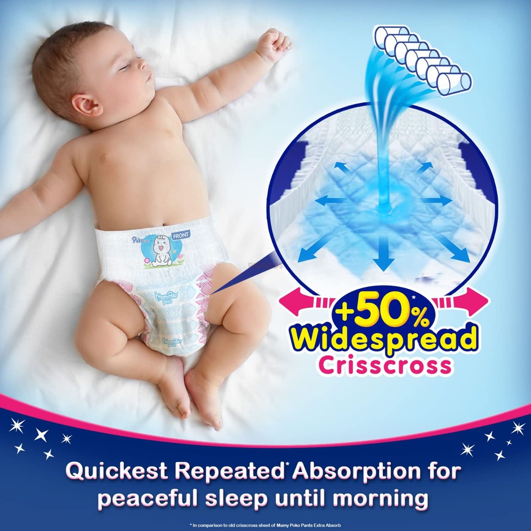 MamyPoko Pants Extra Absorbent NB58