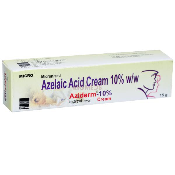 Aziderm 10% Cream (15Gm)