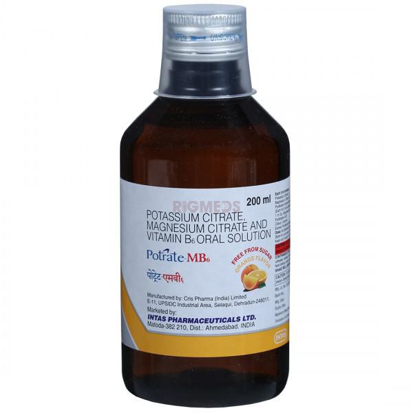 Potrate MB6 Oral Solution Orange (200ml)