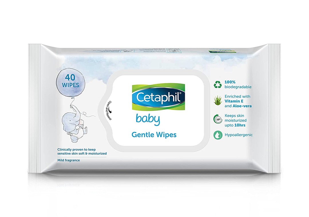 Cetaphil Baby Gentle Wipes (40 Wipes)