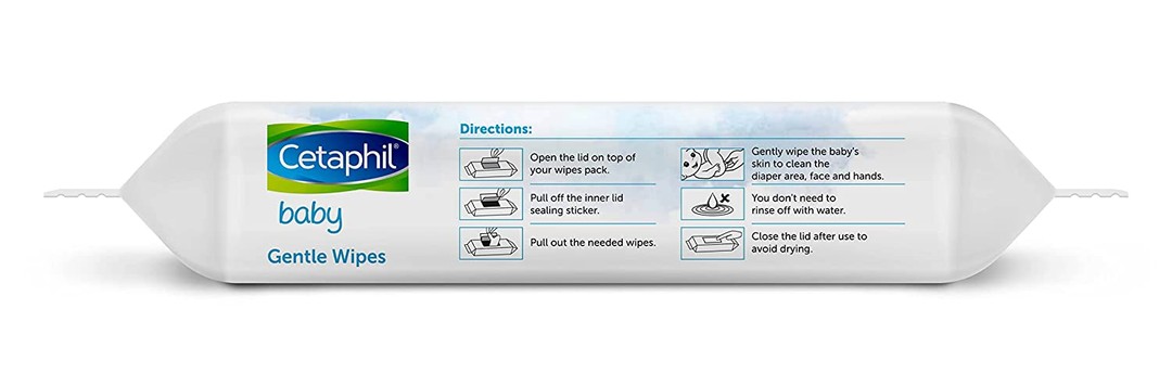 Cetaphil Baby Gentle Wipes (40 Wipes)
