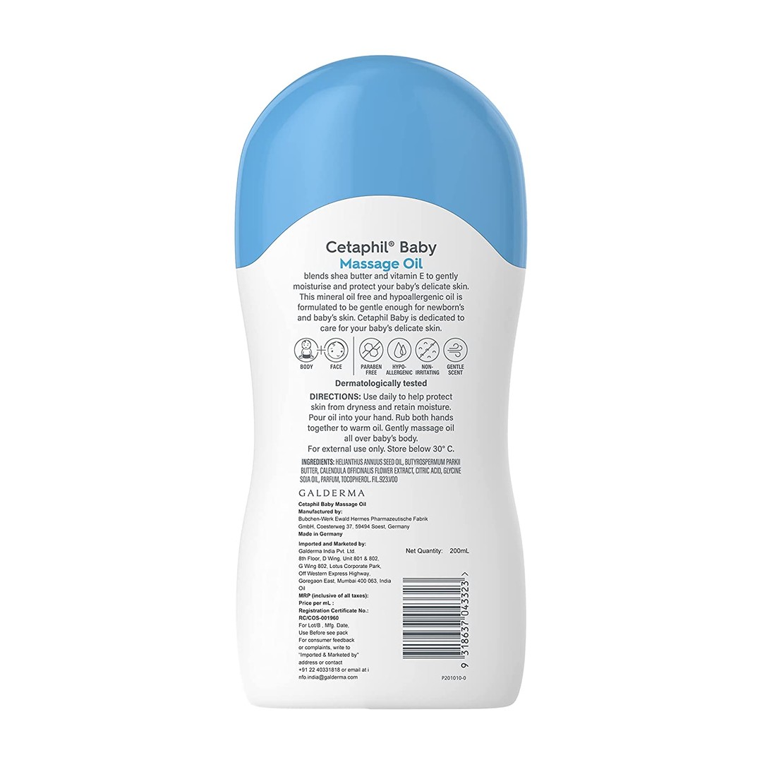 Cetaphil Baby Massage Oil (200ml)