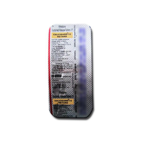 Calcigard 10 Retard Tablet SR