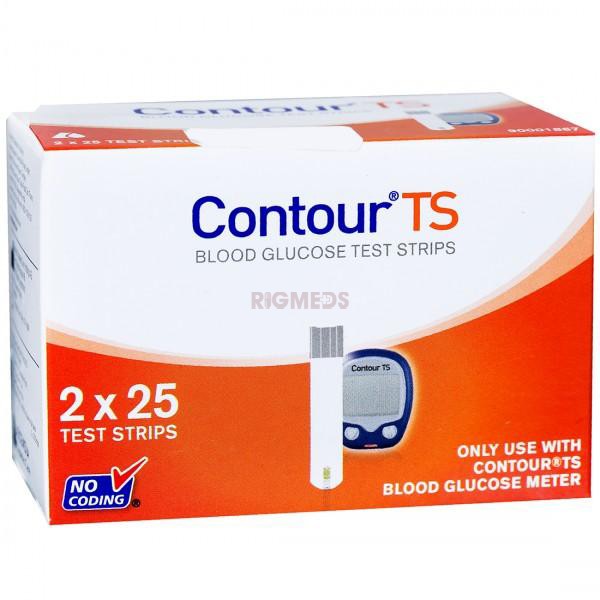 Contour TS Test Strips Pack Of 2 x 25 (25 Test Strips Each)