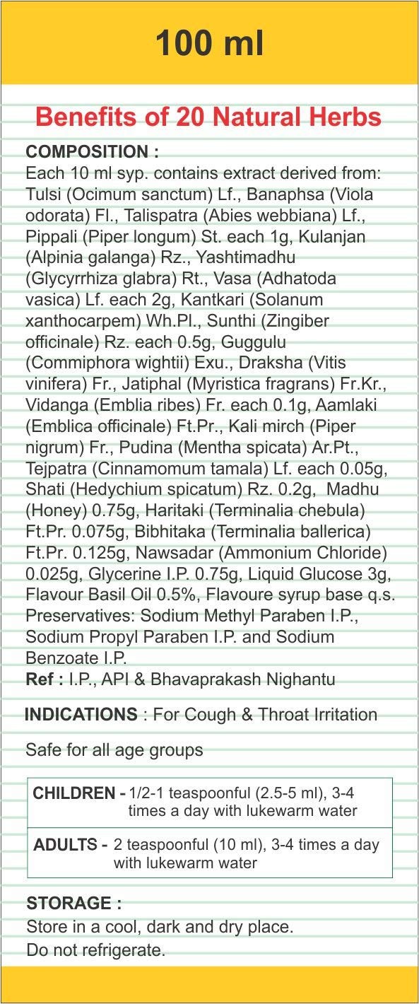 Torex Herbal Cough Syrup