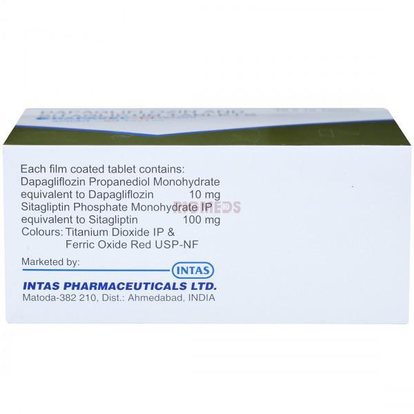 Dapavel S 10Mg/100Mg Tablet