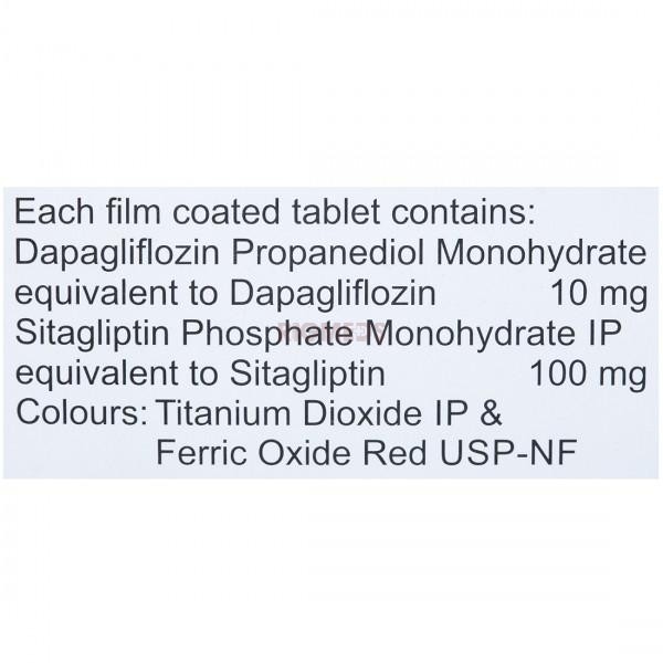 Dapavel S 10Mg/100Mg Tablet