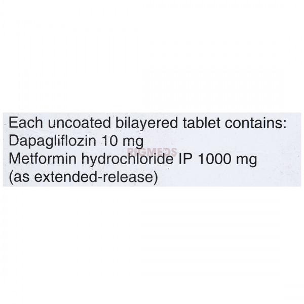 Dapavel M 10Mg/1000Mg Tablet