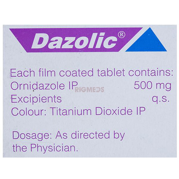 Dazolic 500Mg Tablet