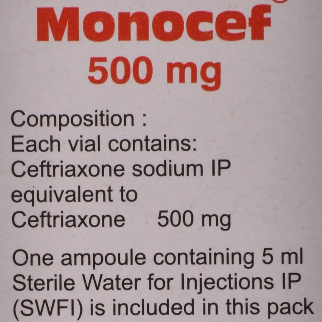 Monocef 500mg Injection