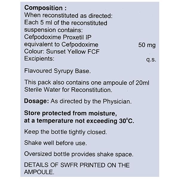 Monocef O 50 Oral Suspension