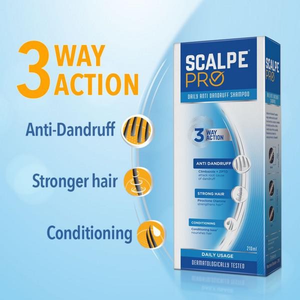 Scalpe Pro Anti Dandruff Shampoo (100 ml)