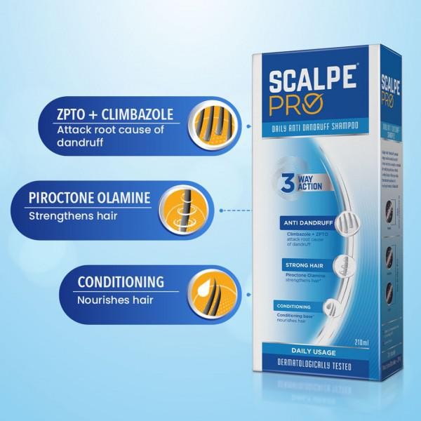 Scalpe Pro Anti Dandruff Shampoo (100 ml)