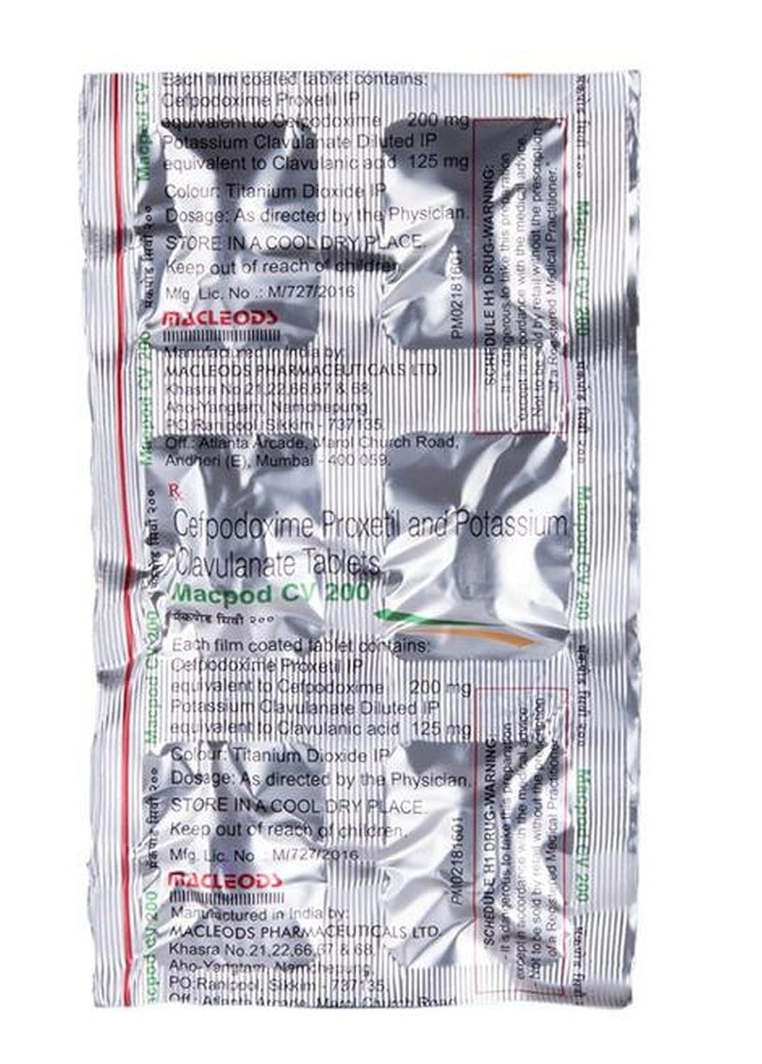 Macpod CV 200 Tablet