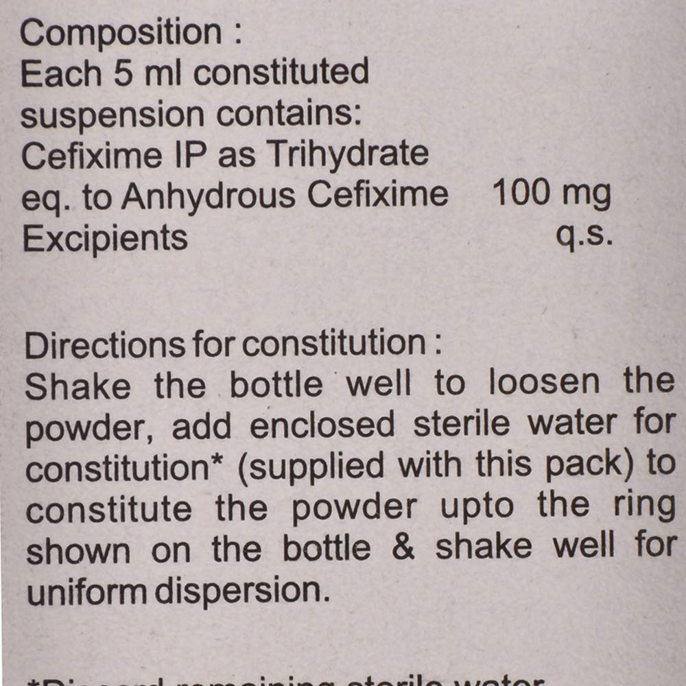 Mahacef 100Mg Dry Syrup