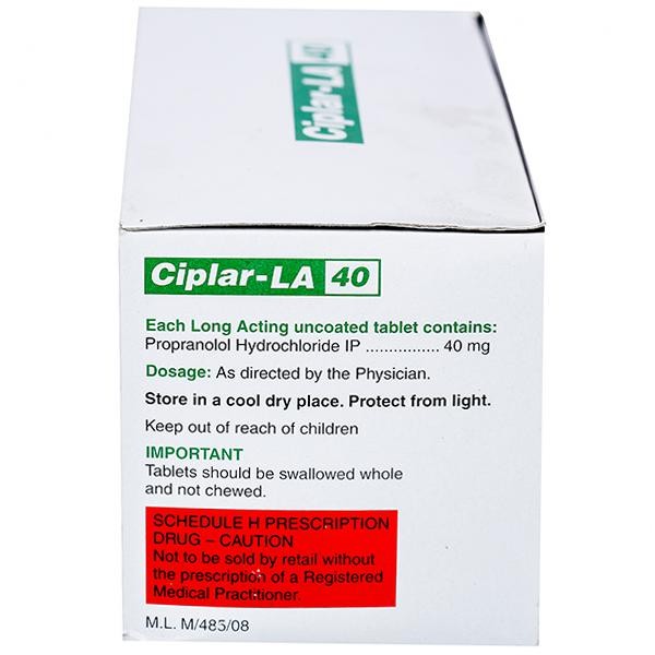 Ciplar LA 40 Tablet