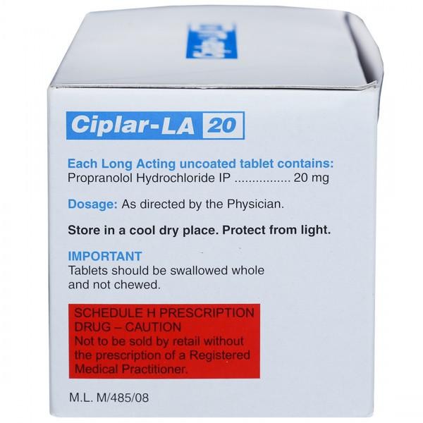 Ciplar LA 20 Tablet