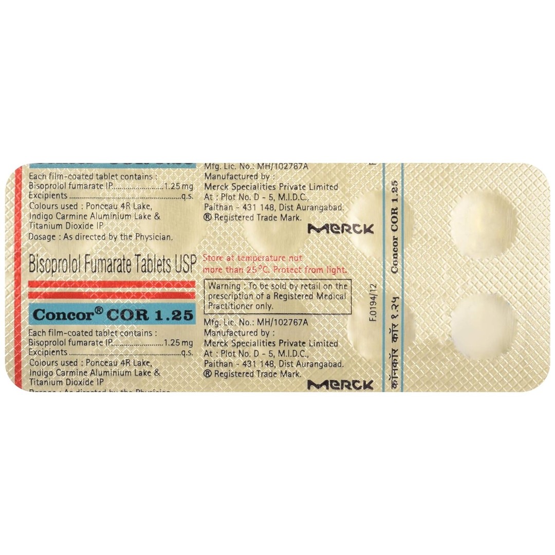 Concor COR 1.25 Tablet
