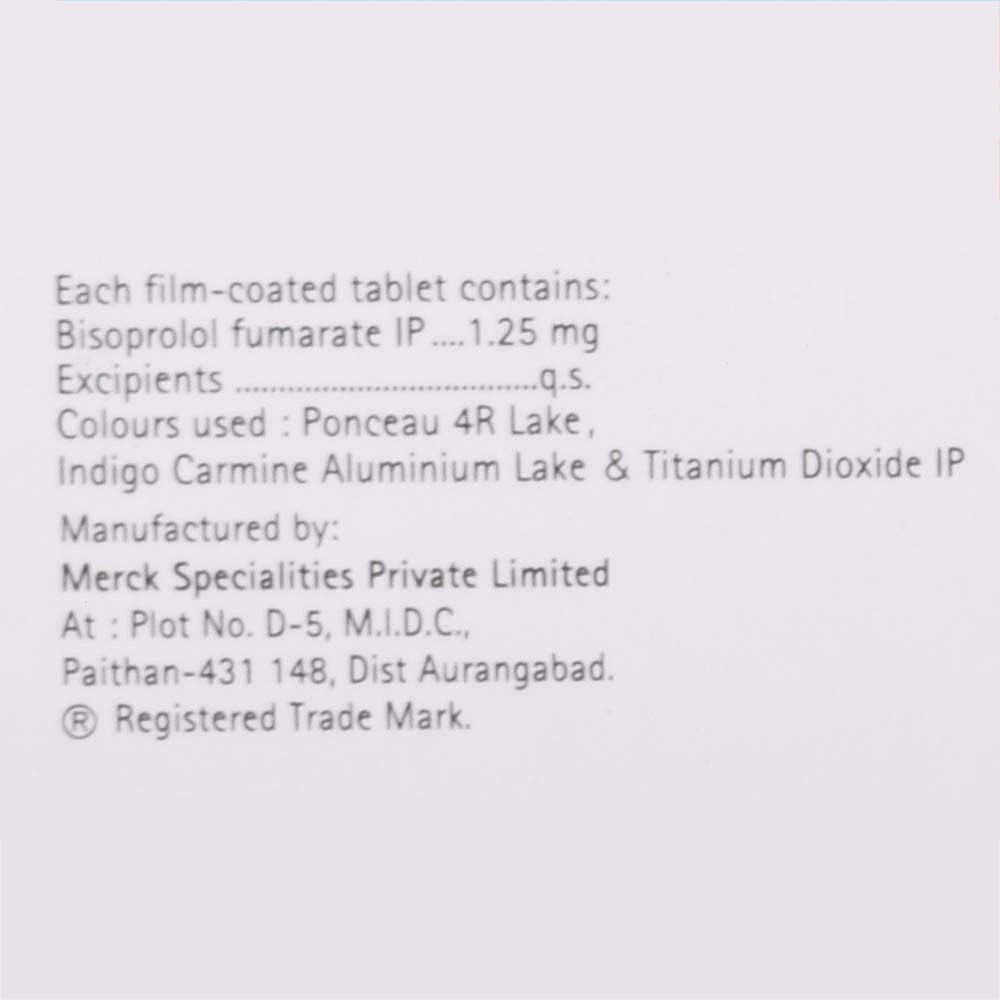 Concor COR 1.25 Tablet