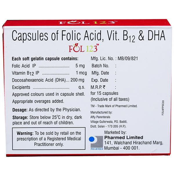 Fol 123 Soft Gelatin Capsule