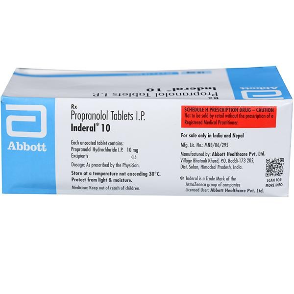 Inderal 10 Tablet