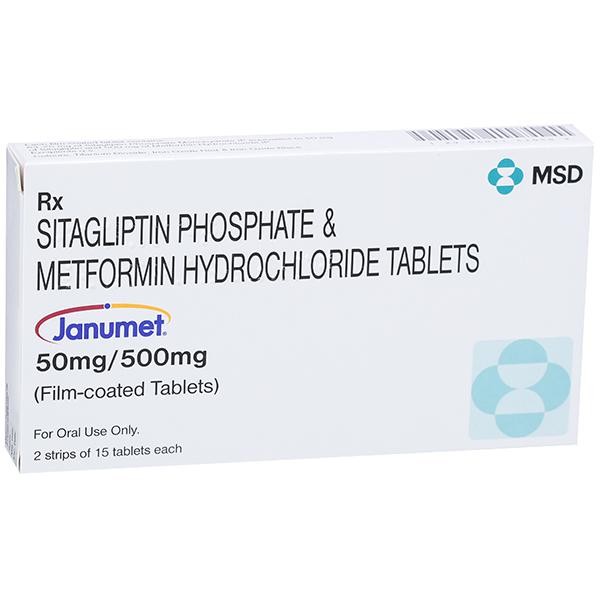 Janumet 50mg/500mg Tablet