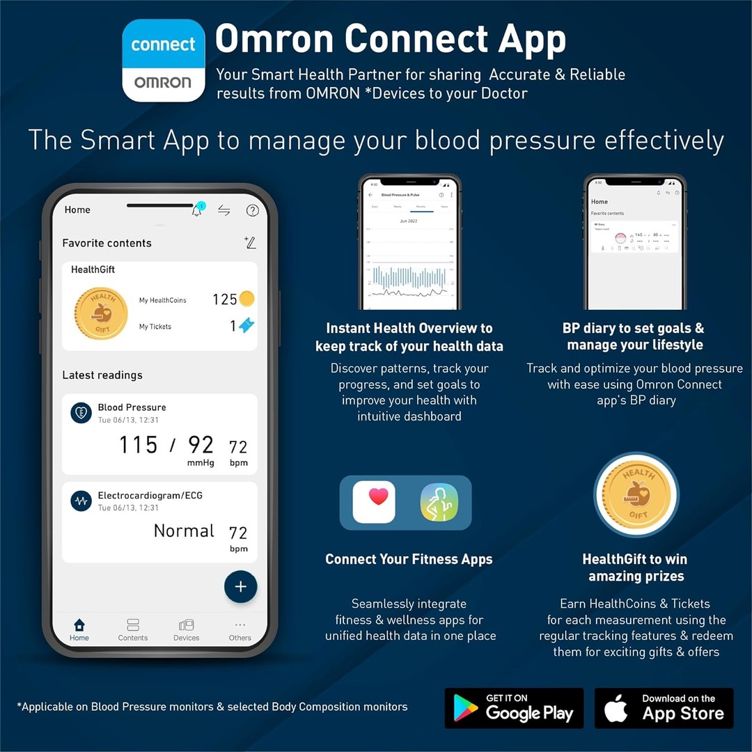 Omron Hem-7121 J BP Monitor