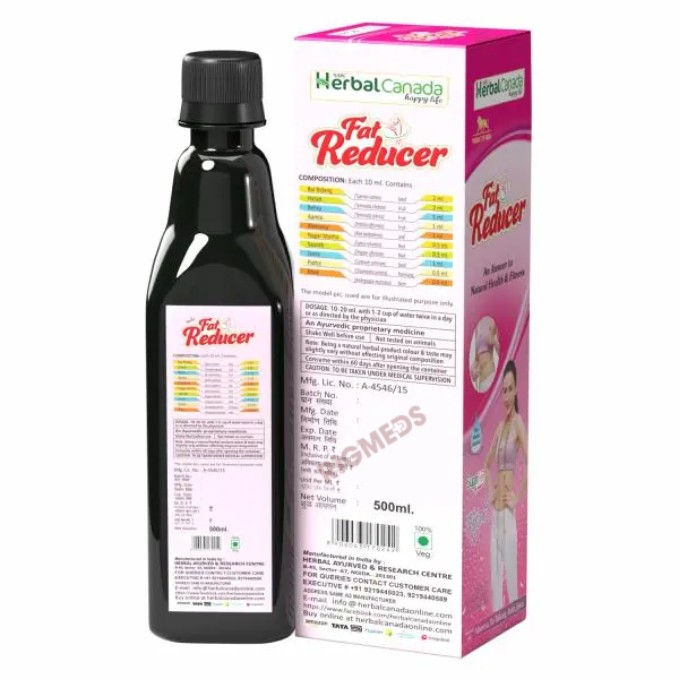 Fat Reducer Powder Buy Fat Reducer Herbal Canada 500 Ml Online in India | Rigmeds